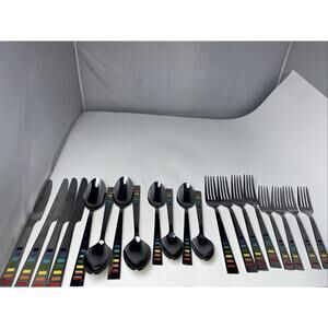 Retired Fiesta Celebration 20-Piece Flatware Set, Service For 4